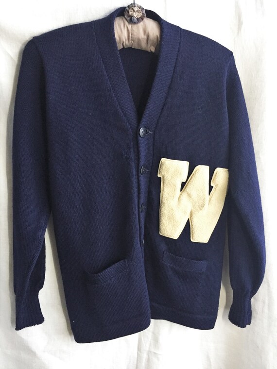 Vintage 40’s 50’s Letterman Sweater