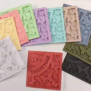 Thank You Cards with or without envelopes.