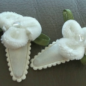 Hairpins: &quot;Velvet Flower&quot;.
