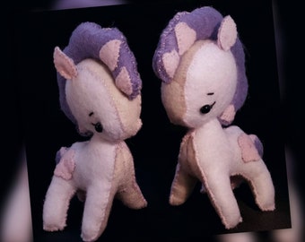 Little pony " Sweetheart", a sweet pony made of felt.