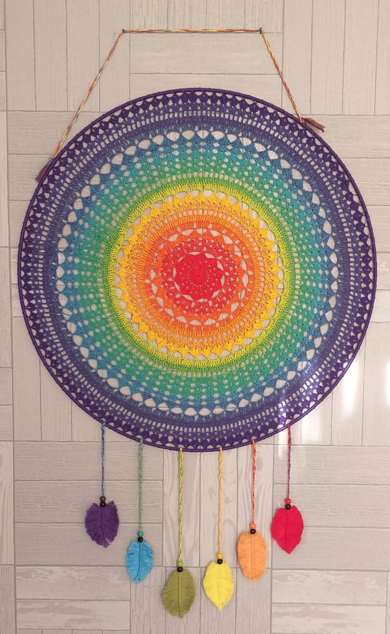Großer Regenbogen Traumfänger. | Etsy