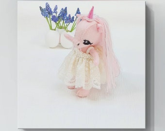 Little unicorn horse doll: "Ivy".
