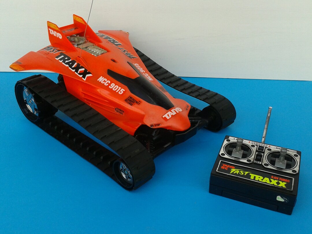 Great Vintage Rc Car Turbo Fast Traxx 9.6v by Taiyo 90's.red
