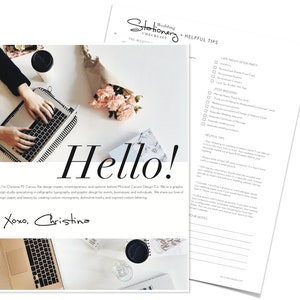 Printable Wedding Planner PDF Wedding Stationery Checklist - Etsy