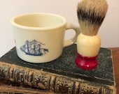 Old Spice Shaving Mug and Ever-Ready Brush Vintage Old Spice