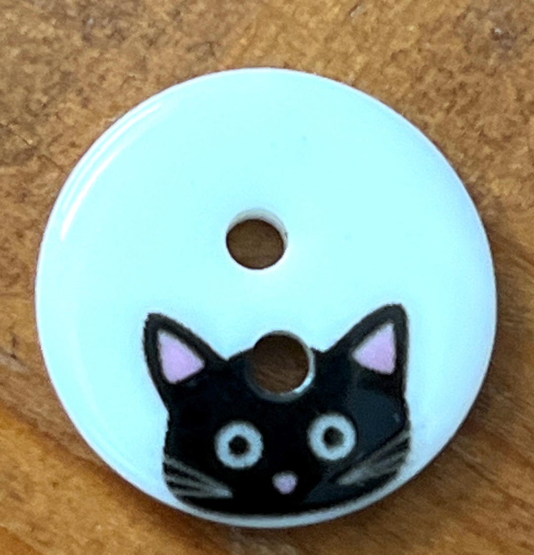 Tiny Hand-painted Cat Buttons, Set of 10 for Craft and Sewing Projects ...