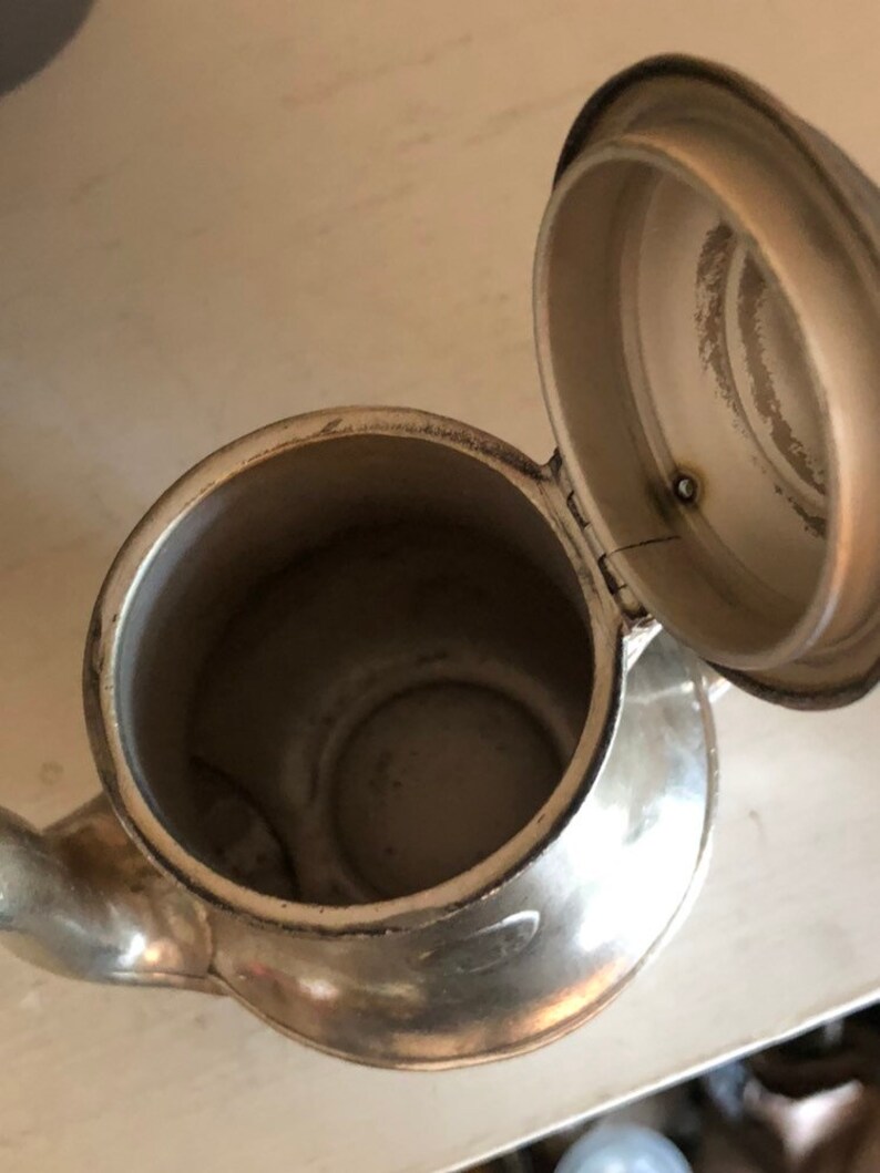 Hotel Tea Pot Hotel Delmonico New York Silver Soldered Etsy