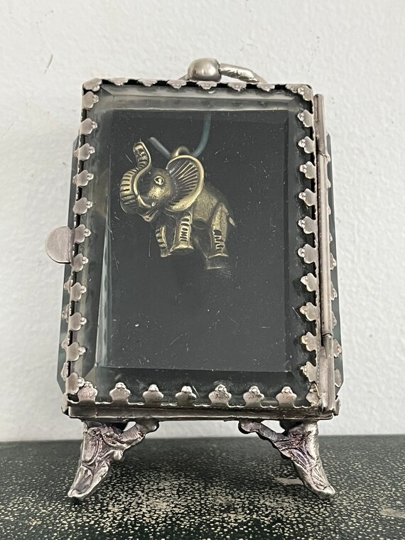 Vintage Jewelry Casket | Pocket Watch Display - image 2