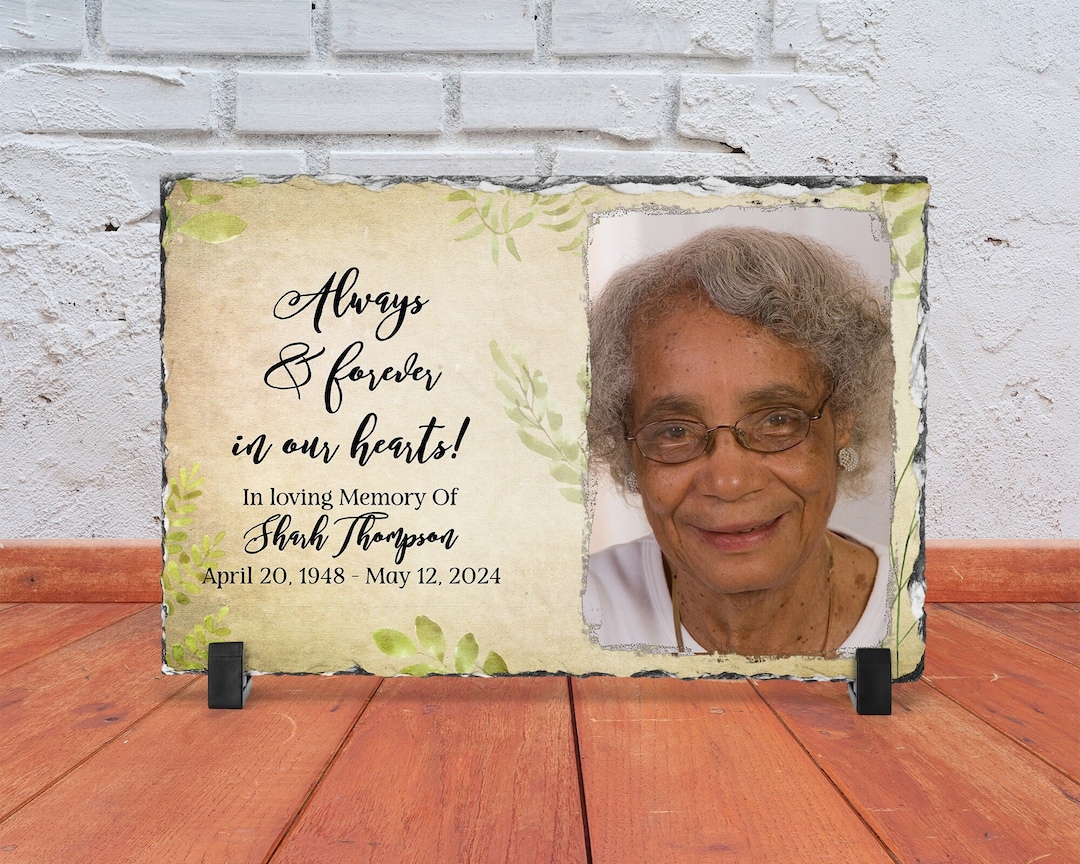 In Loving Memory: Personalized Memorial Plaque - Etsy