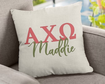 Alpha Chi Omega Sorority Pillow - Perfect Big Little Gift!