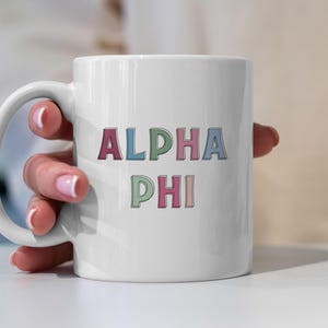 Alpha Phi Alpha Coffee Mug - Etsy