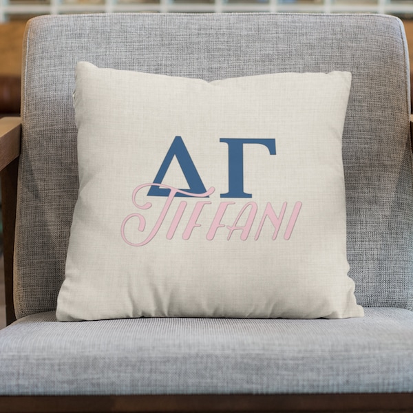 Delta Gamma Sorority Pillow - Perfect Big Little Gift!