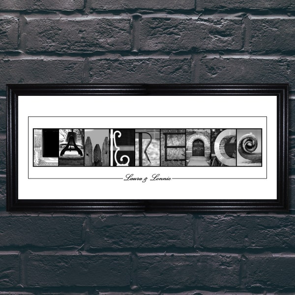 Unique Alphabet Photography: Perfect Anniversary Gift for Couples & Parents