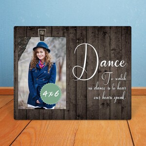 Custom Dance Photo Frame – Teen Room Decor, Graduation Gift