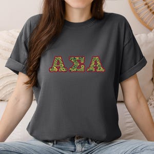Alpha Sigma Alpha Sorority Shirt: Comfort Colors Big Little Gift