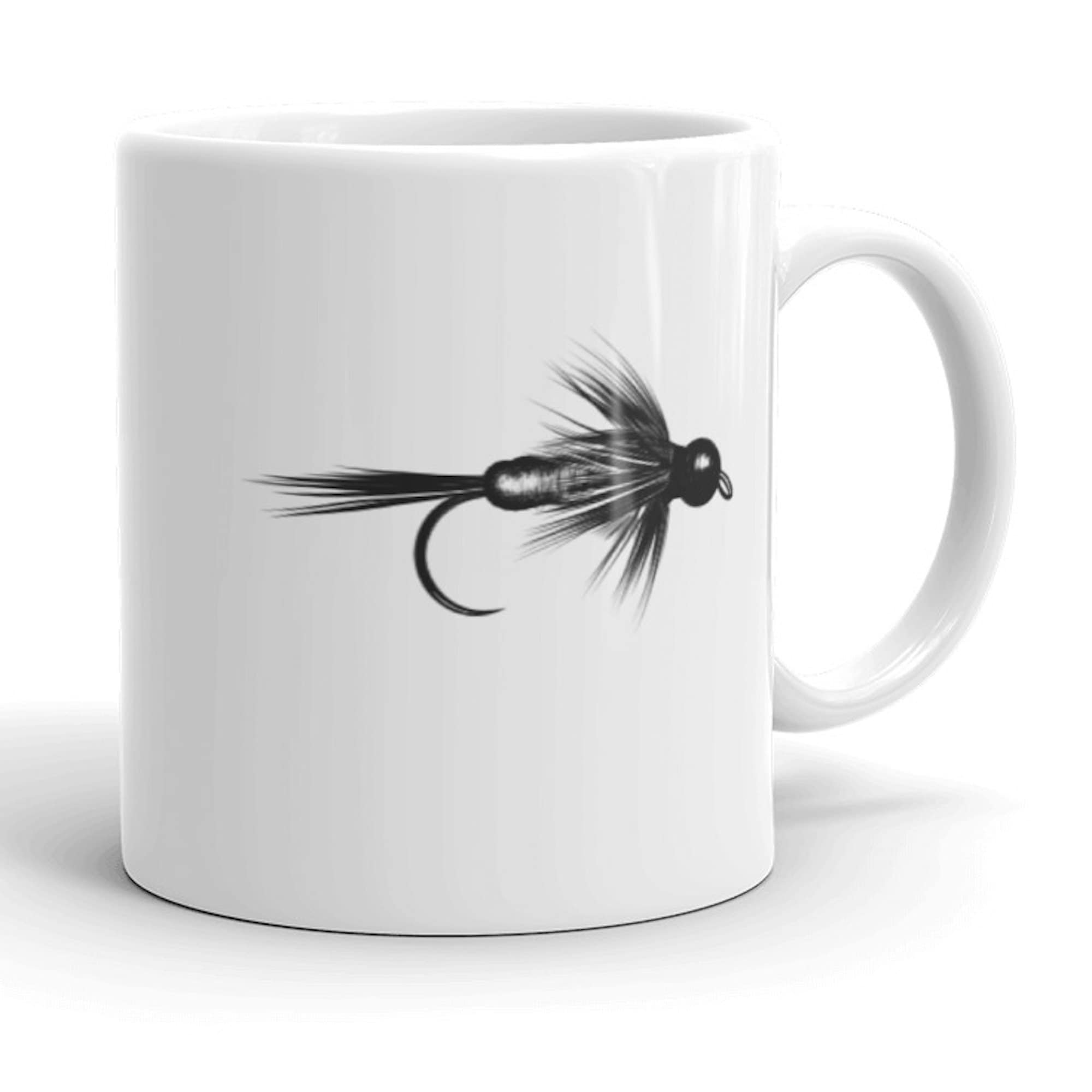 Fly Fishing Coffee Mug Fly Fishing Trout Cup Fly Fishing Gift Etsy