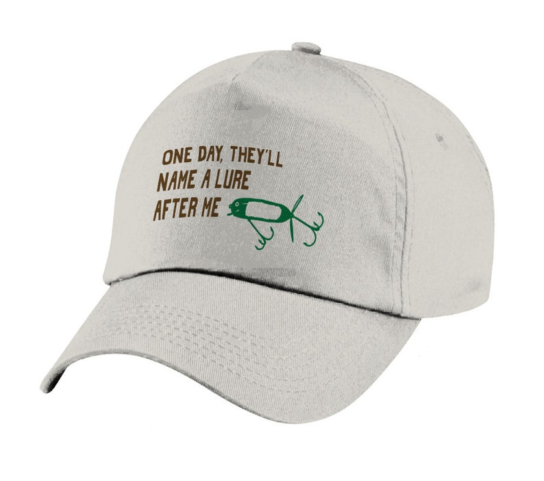 fisherman hat with lures