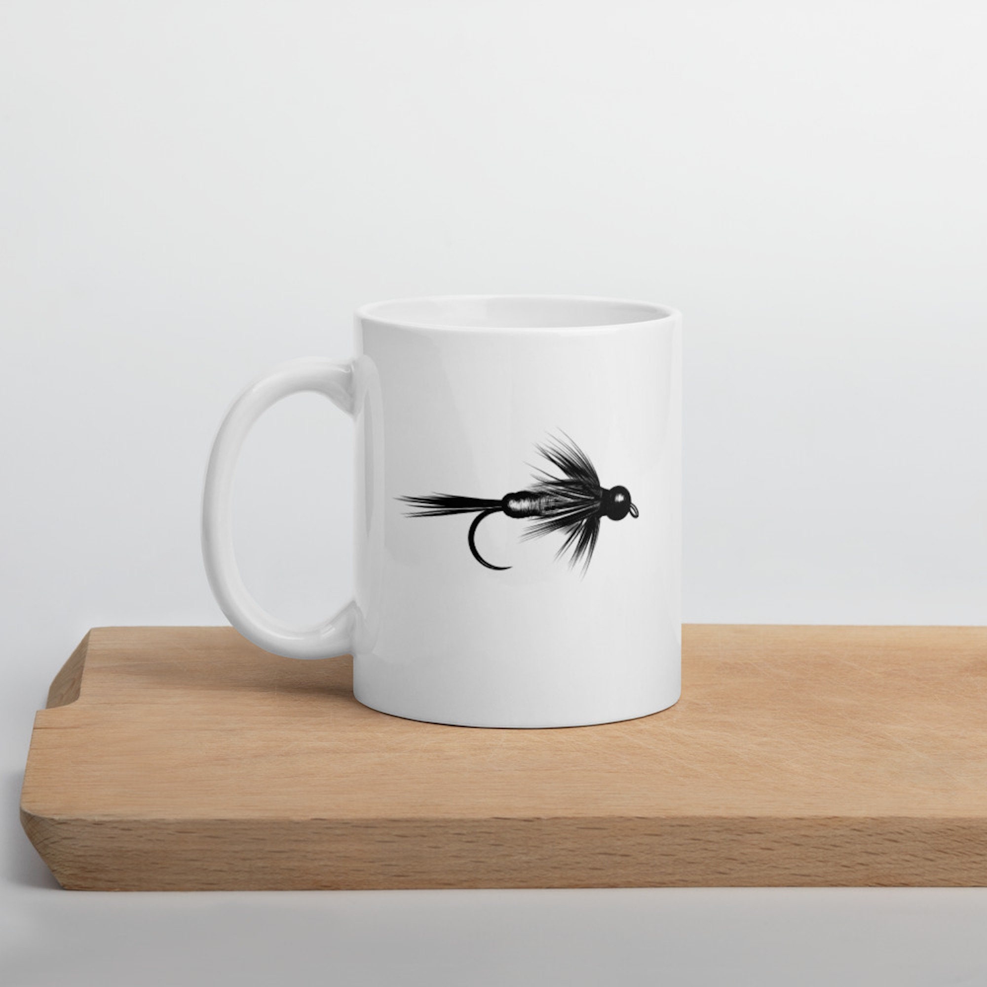 Fly Fishing Coffee Mug Fly Fishing Trout Cup Fly Fishing Gift Etsy