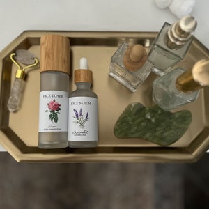 Face Toner and Serum Bottle Bundle image 2