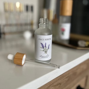 Face Toner and Serum Bottle Bundle image 3