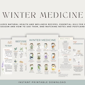 Winter Medicine: Printable