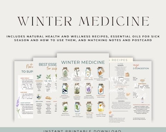Winter Medicine: Printable