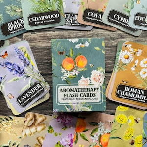 Cartões de Aromaterapia e Guia Complementar