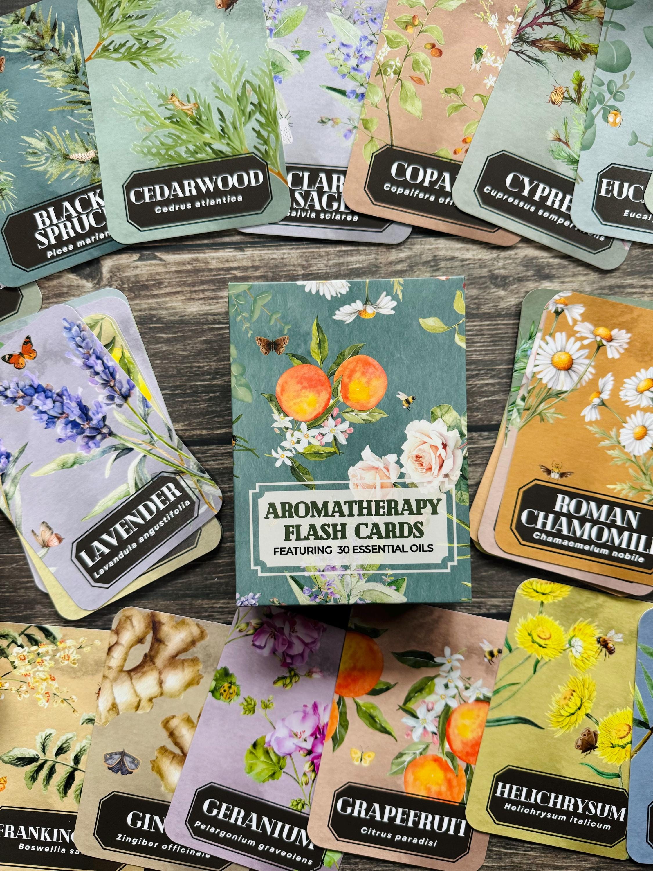 Aromatherapy Flash Cards and Companion Guide