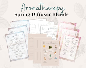 Essential Oil Spring Diffuser Blends Printable