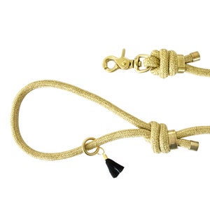 Gold Paracord Dog Leash