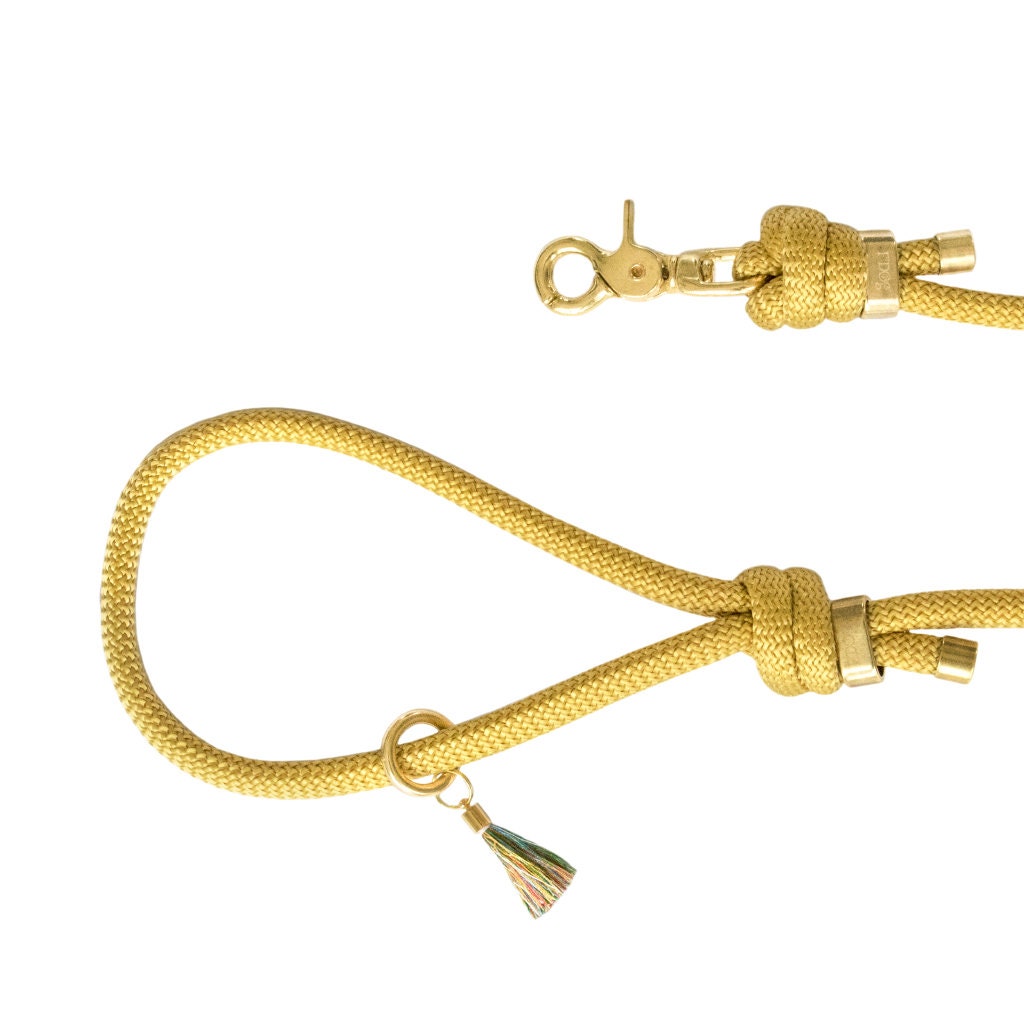 Laisse Pour Chien Paracorde Moutarde