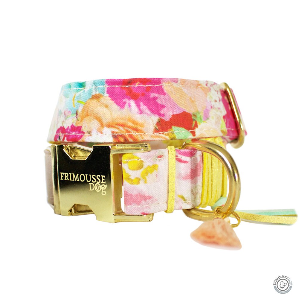 Dog Collar Adjustable - Collier en Coton Ajustable Nénette