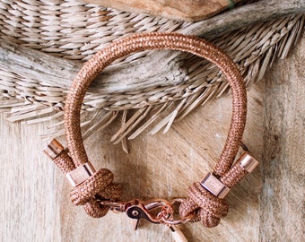 Copper Paracord Dog Collar