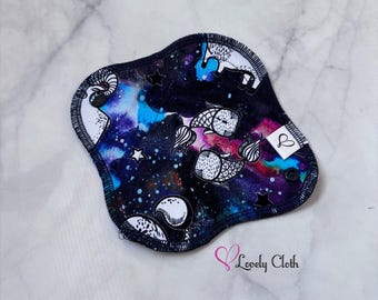 Pisces 6” Cloth Panty Liner. Cloth Menstrual Pad