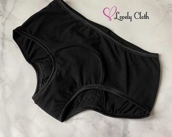 Boyshort Period Panties - MADE TO ORDER, Woman’s Panties, Menstrual Panties, Period Panties, Choose your color