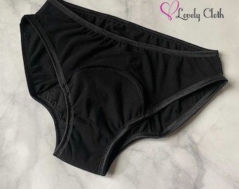 Brief Period Panties - MADE TO ORDER, Menstrual Panties, Period Panties, Woman’s Panties, Choose your color