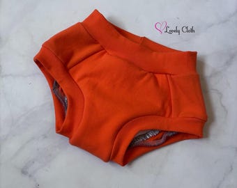 Orange Cloth Trainers Size 2, Cloth Pull Ups, Potty Training, Childrens Underwear