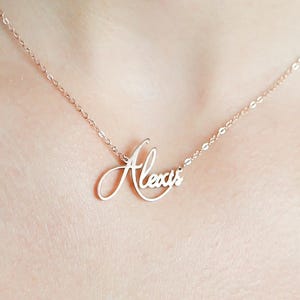 Dainty Name Necklace - Baby Name Necklace - New Mom Gift - Keepsake Gift - Christmas Gift