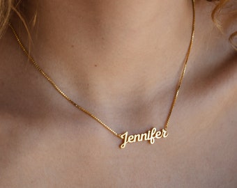 Collar de nombre personalizado - Collar de nombre delicado - Collar de nombre de bebé - Regalo de Navidad