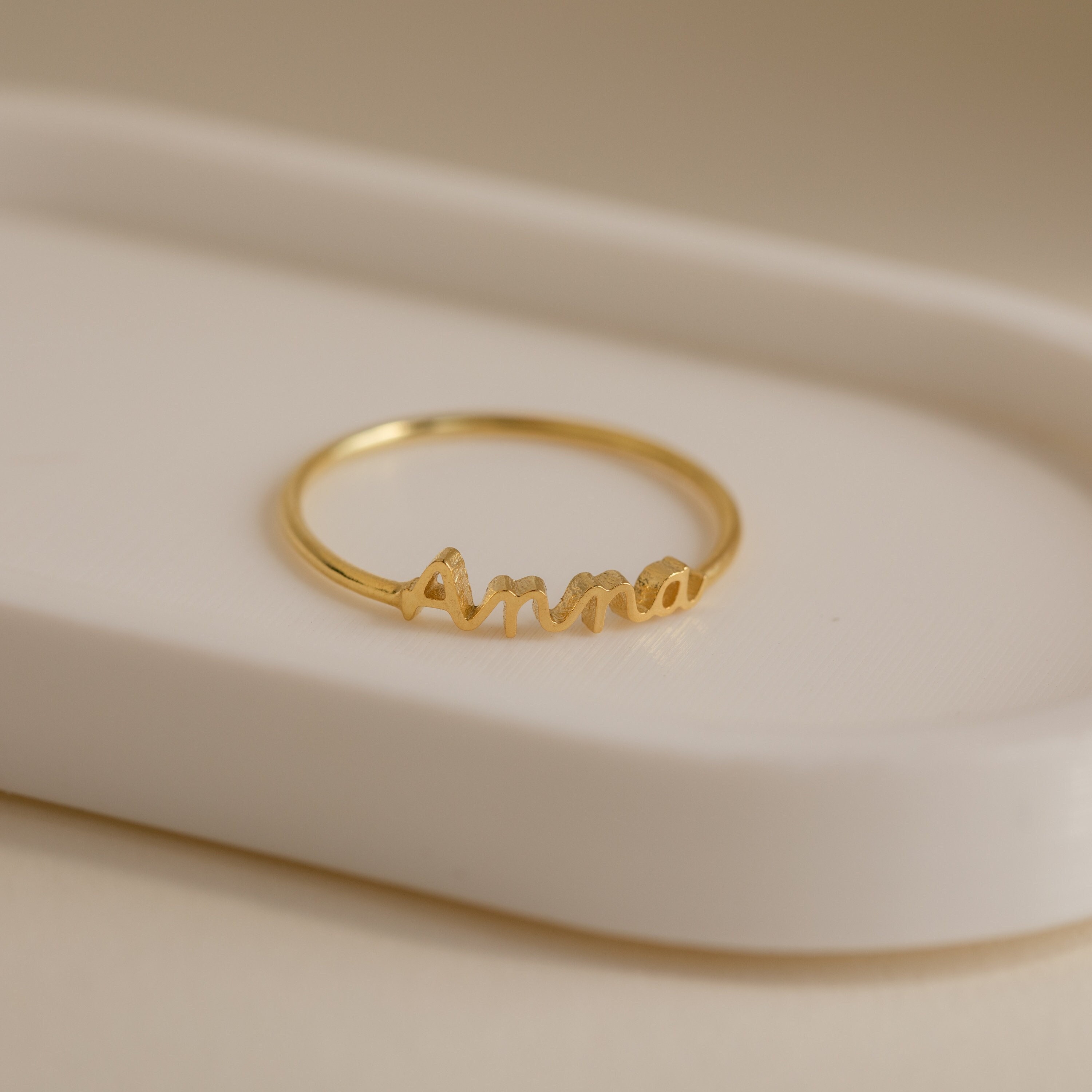 Dainty Name Ring - Personalized Name Ring - Child Name Ring - Custom ...