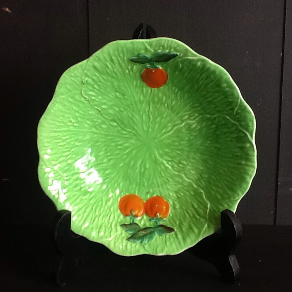 Vintage 1930s Beswick Ware salad bowl with handpainted Etsy