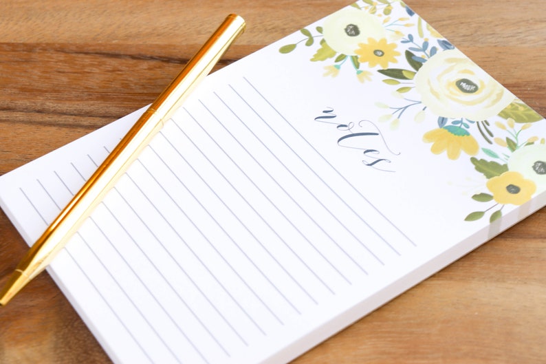 List Notepad Desk Notepad Stocking Stuffers for Women Notepad To Do List Office Notepad To Do Notepad Daily Planner Notepad #CLN106