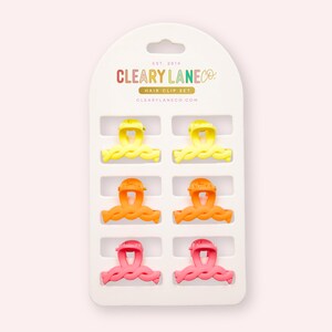 Colorful Hair Clips, Mini Hair Clip Set, Mini Claw Clip, Cute Hair Clip Set, Hair Accessories Gift