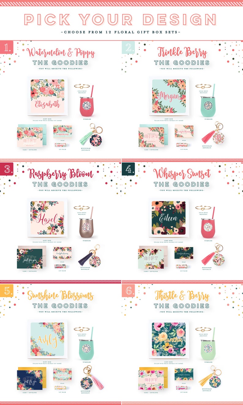 Gift Basket For Her Custom Gift Box Just Because Gift Box Etsy