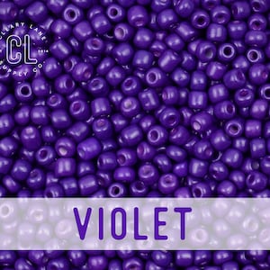 4mm Rocailles, Glasperlen, 6/0 Rocailles, bunte Rocailles, Japanische Rocailles perlen, 30g Tube, 6&quot;Tube, 275 Perlen, Violett