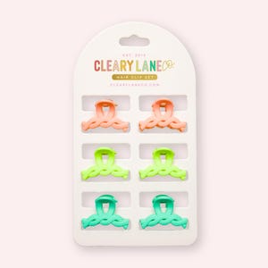Mini Claw Clip, Cute Hair Clip Set, Hair Accessories Gift, Colorful Hair Clips, Mini Hair Clip Set