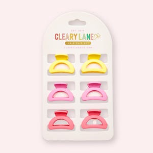 Mini Claw Clip, Colorful Hair Clips, Mini Hair Clip Set, Cute Hair Clip Set, Hair Accessories Gift