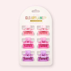 Mini Claw Clip, Colorful Hair Clips, Mini Hair Clip Set, Cute Hair Clip Set, Hair Accessories Gift
