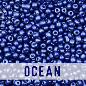 4mm Rocailles, Glasperlen, 6/0 Rocailles, bunte Rocailles, Japanische Rocailles perlen, 30g Tube, 6 &quot;Rohr, 275 Perlen, Ocean