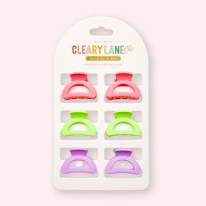 Mini Claw Clip, Colorful Hair Clips, Mini Hair Clip Set, Cute Hair Clip Set, Hair Accessories Gift